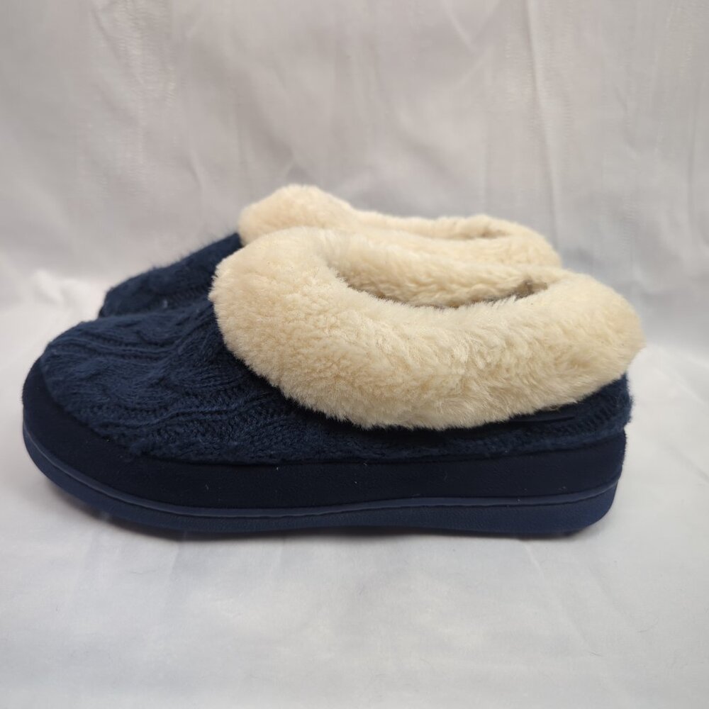 Knitted Faux Fur Slippers - Picture 6 of 6